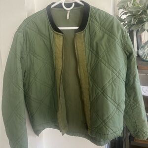 FP Movement by Free People Olive Bomber Jacket